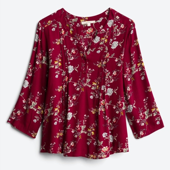 Kearney Henley Blouse - stitch fix - Picture 1 of 9